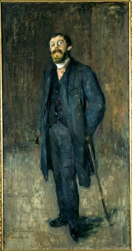 Ritratto del pittore norvegese Karl Jensen - Hjell, 1885
